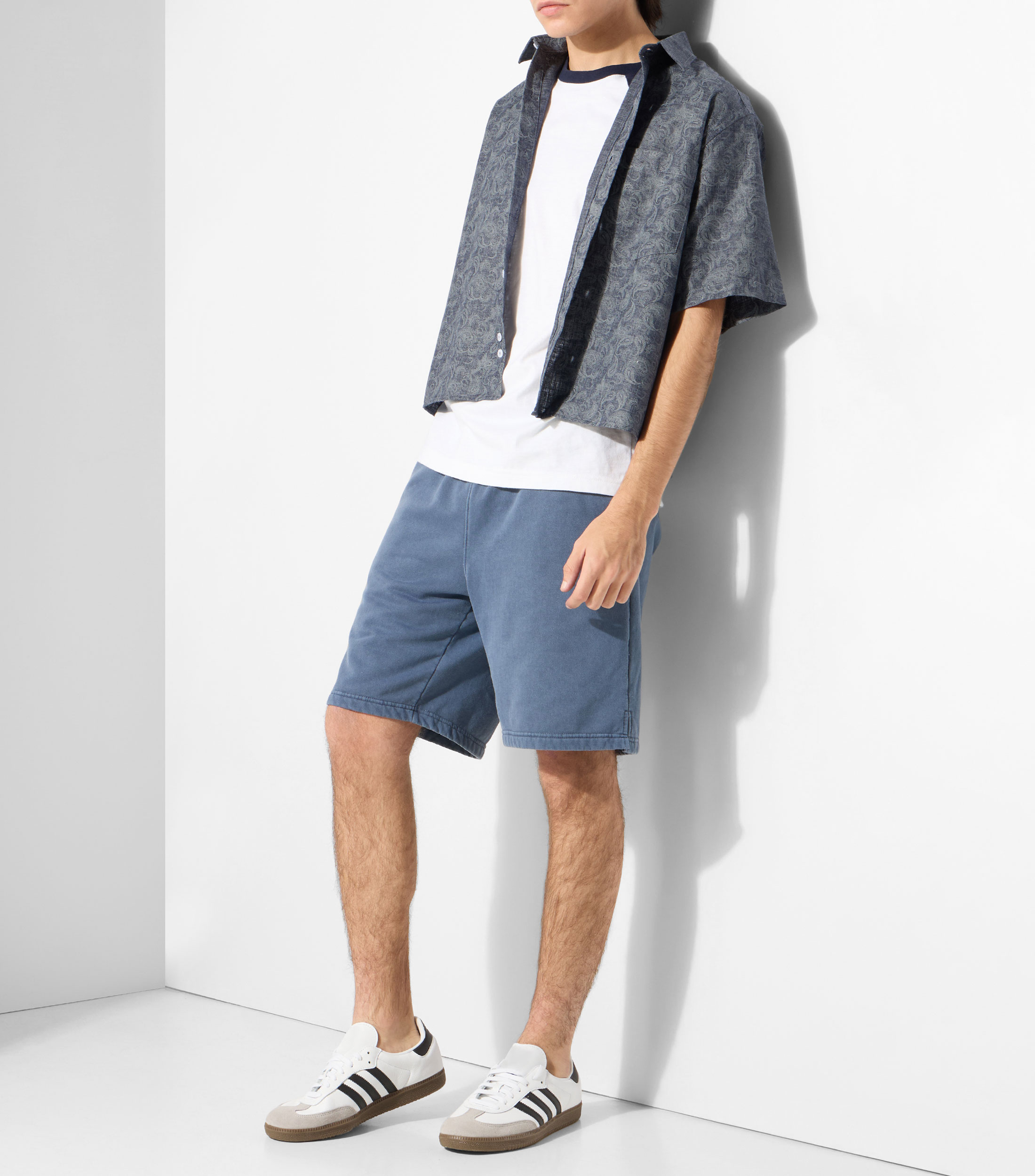Camisa estampada manga corta Hombre